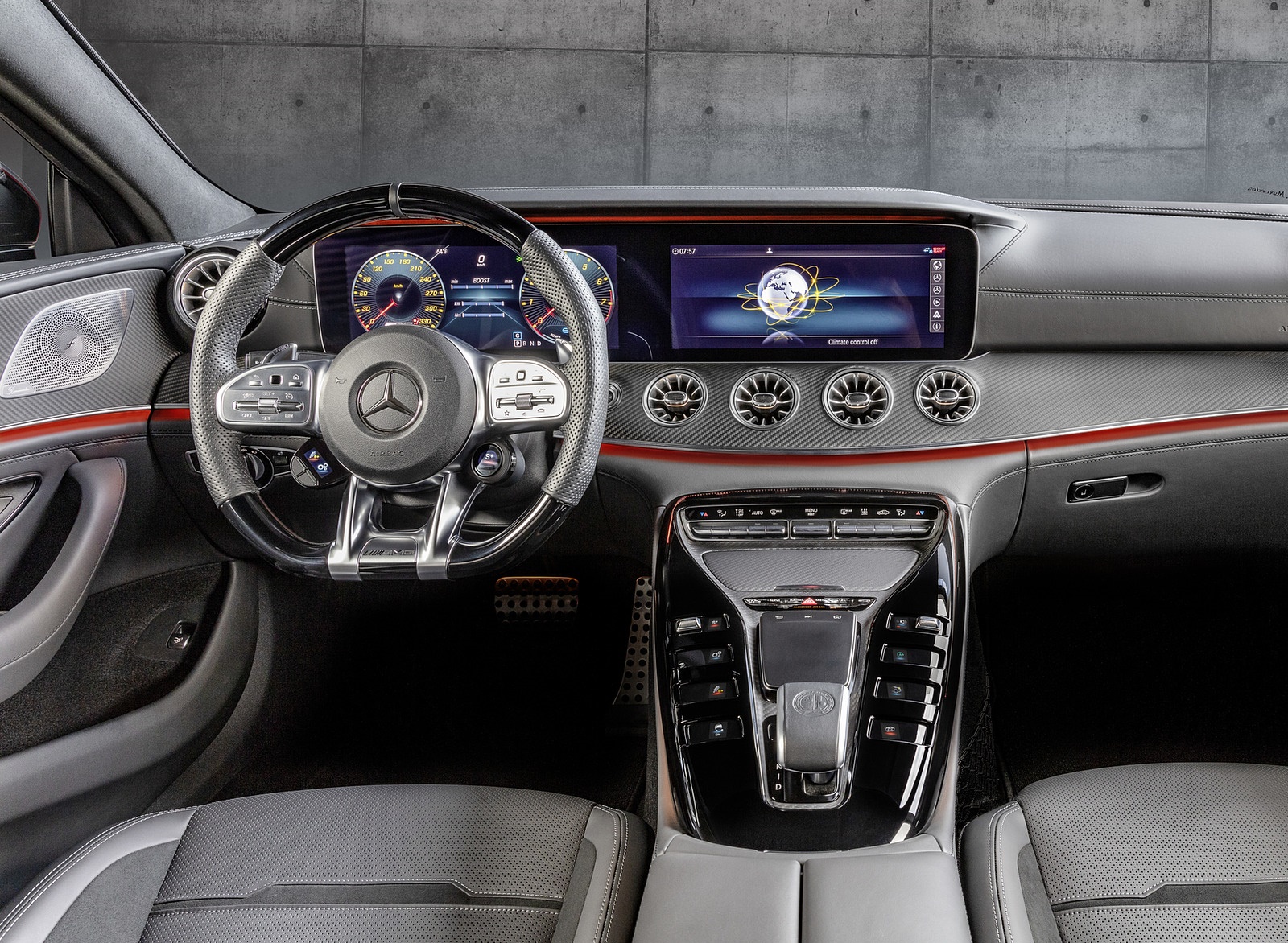 2019 Mercedes-AMG GT 43 4MATIC+ 4-Door Coupé Interior Cockpit Wallpapers #14 of 16