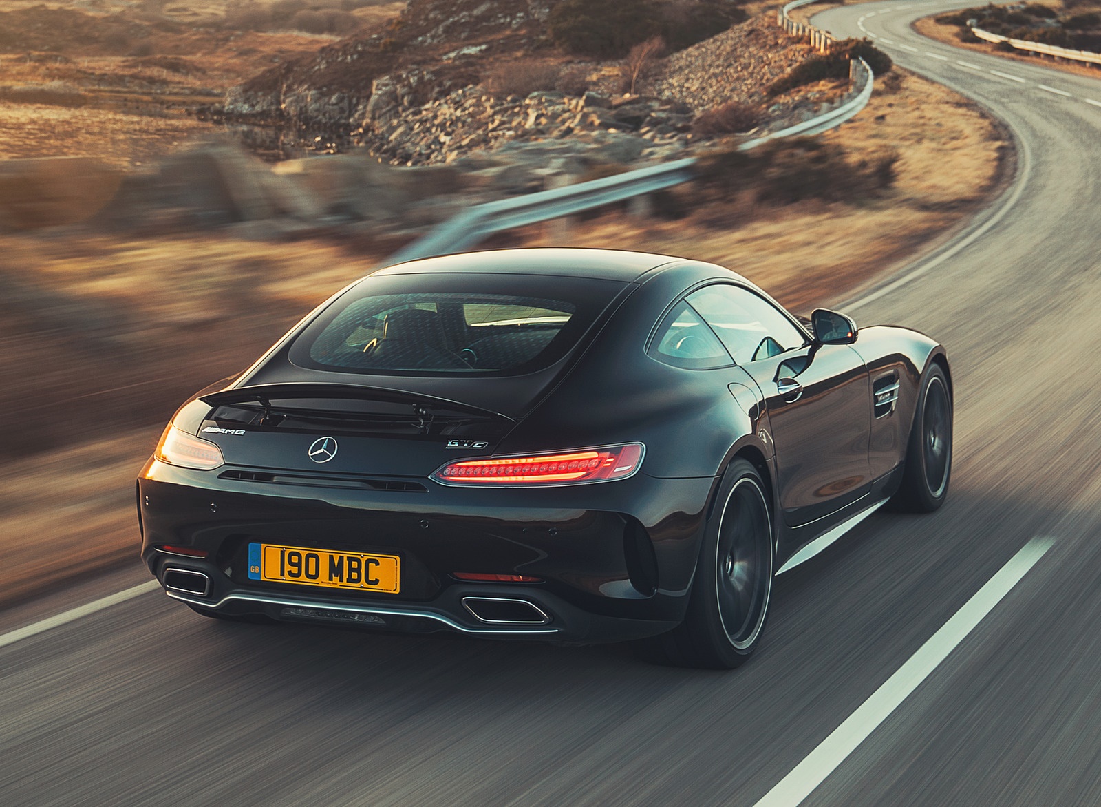 2019 Mercedes-AMG GT C Coupe Rear Three-Quarter Wallpapers #18 of 59