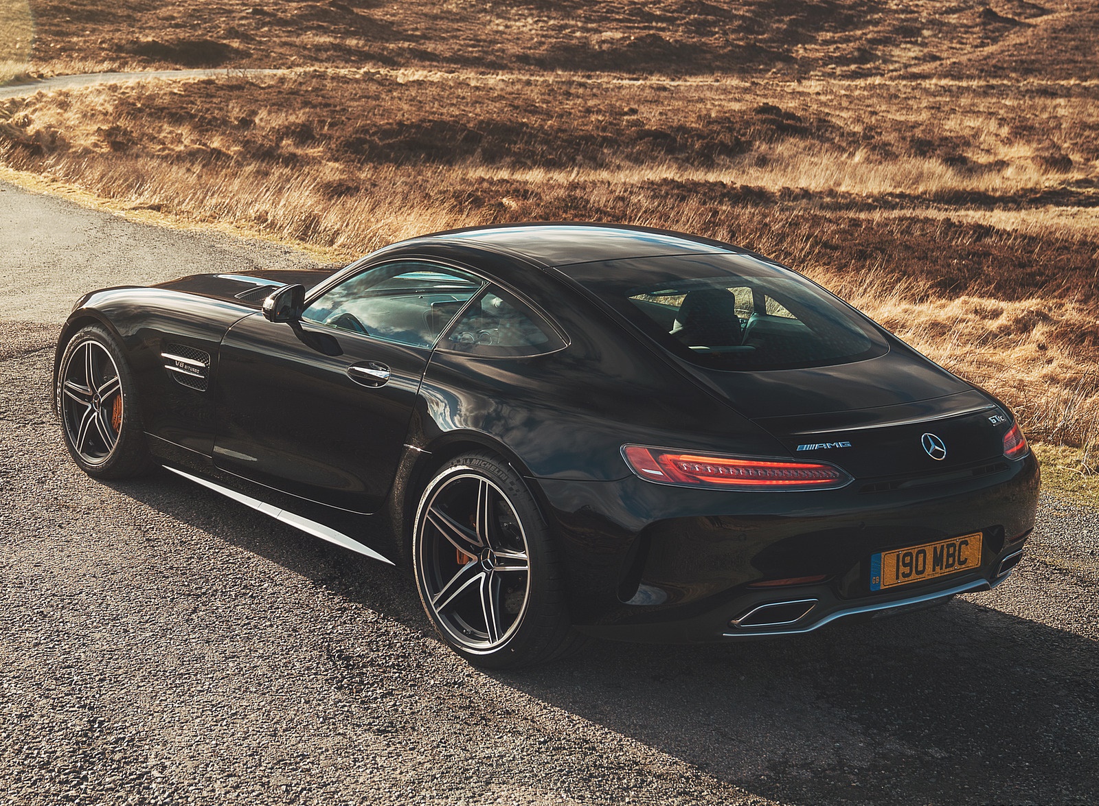 2019 Mercedes-AMG GT C Coupe Rear Three-Quarter Wallpapers #33 of 59