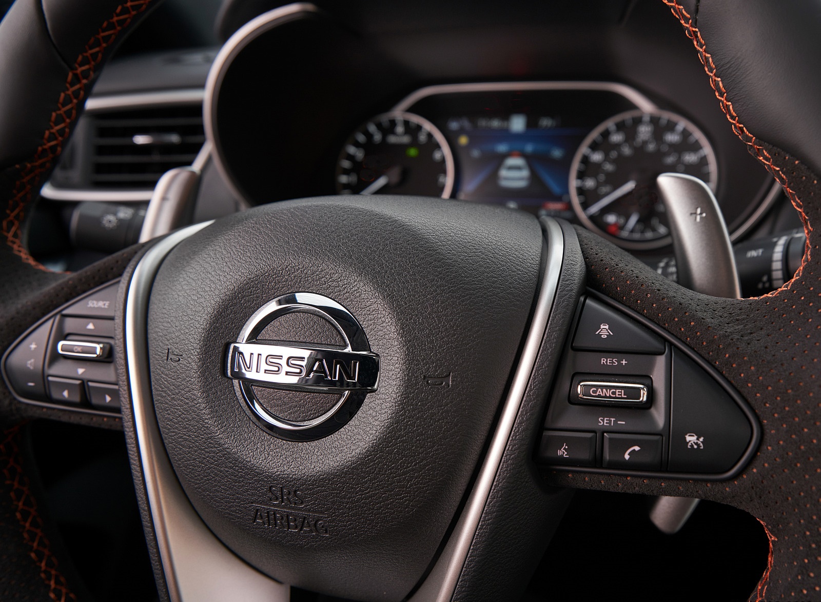 2019 Nissan Maxima Interior Steering Wheel Wallpapers #18 of 25