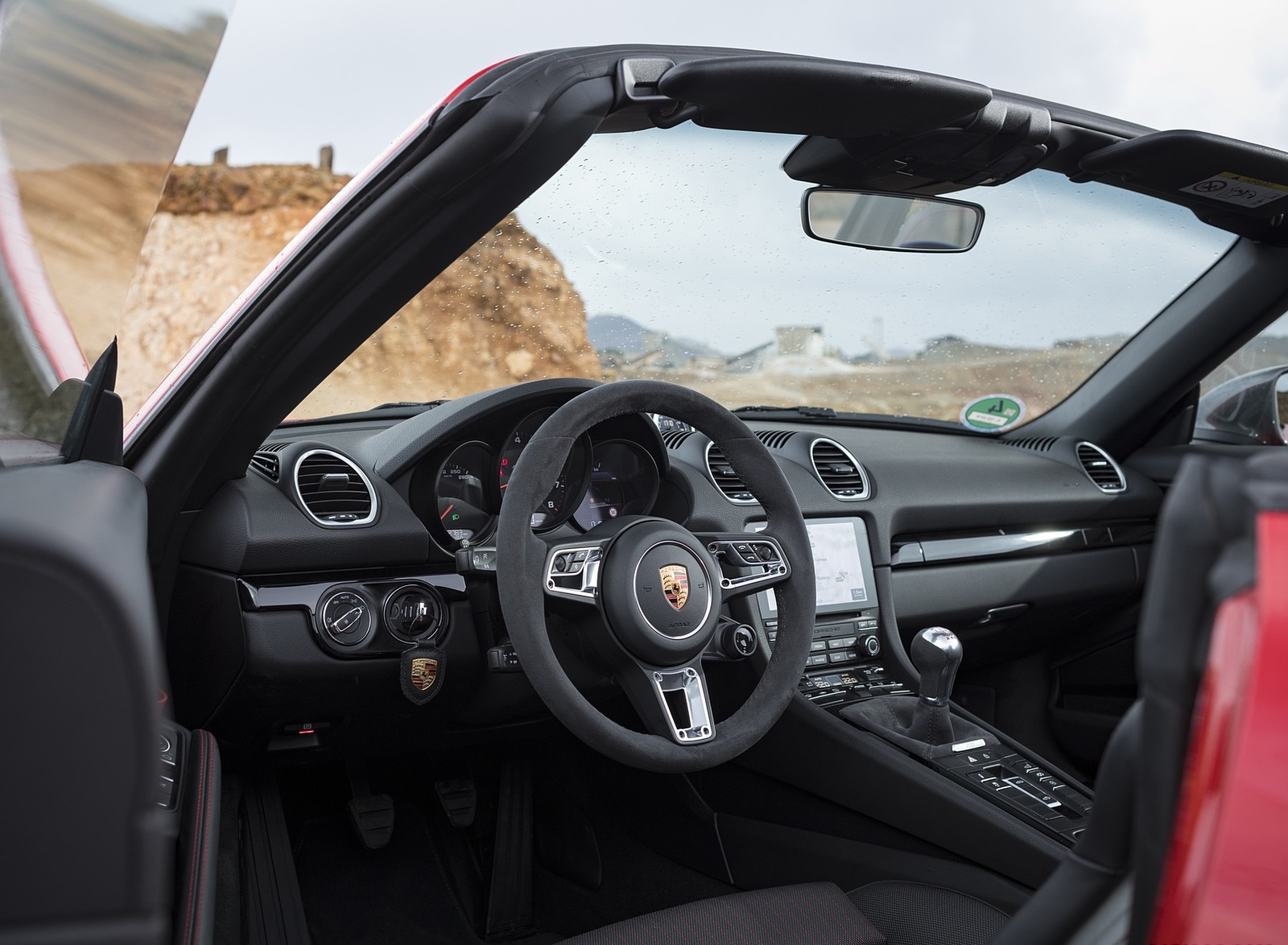 2019 Porsche 718 Boxster T (Color: Guards Red) Interior Wallpapers #21 of 133
