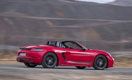 2019 Porsche 718 Boxster T (Color: Guards Red) Rear Three-Quarter Wallpapers 450x275 (9)