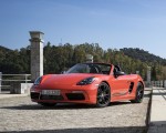 2019 Porsche 718 Boxster T (Color: Lava Orange) Front Three-Quarter Wallpapers 150x120