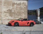 2019 Porsche 718 Boxster T (Color: Lava Orange) Side Wallpapers 150x120