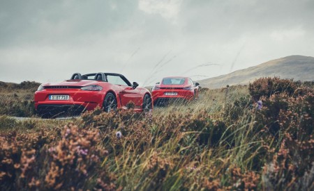 2019 Porsche 718 Boxster and Cayman T Rear Wallpapers 450x275 (110)