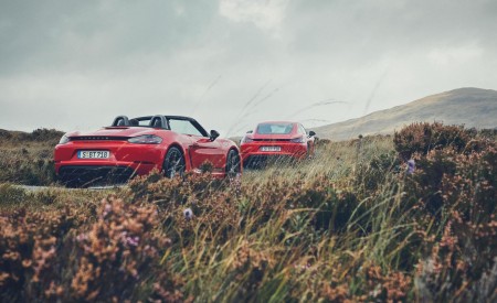 2019 Porsche 718 Boxster and Cayman T Rear Wallpapers 450x275 (110)