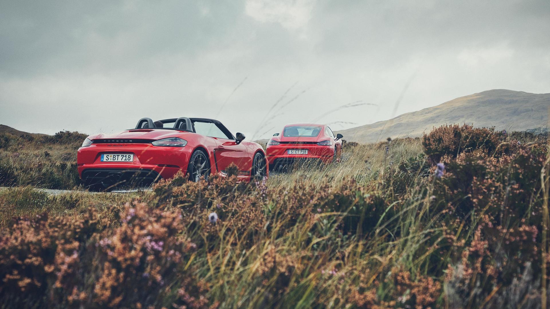 2019 Porsche 718 Boxster and Cayman T Rear Wallpapers #110 of 133