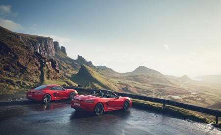 2019 Porsche 718 Boxster and Cayman T Side Wallpapers 450x275 (105)