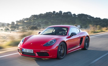 2019 Porsche 718 Cayman T (Color: Guards Red) Front Three-Quarter Wallpapers 450x275 (31)