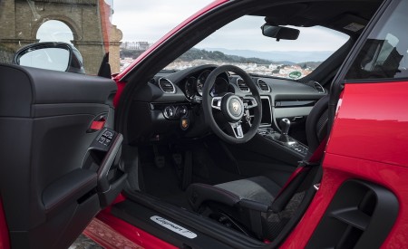 2019 Porsche 718 Cayman T (Color: Guards Red) Interior Wallpapers 450x275 (55)