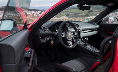 2019 Porsche 718 Cayman T (Color: Guards Red) Interior Wallpapers 450x275 (54)