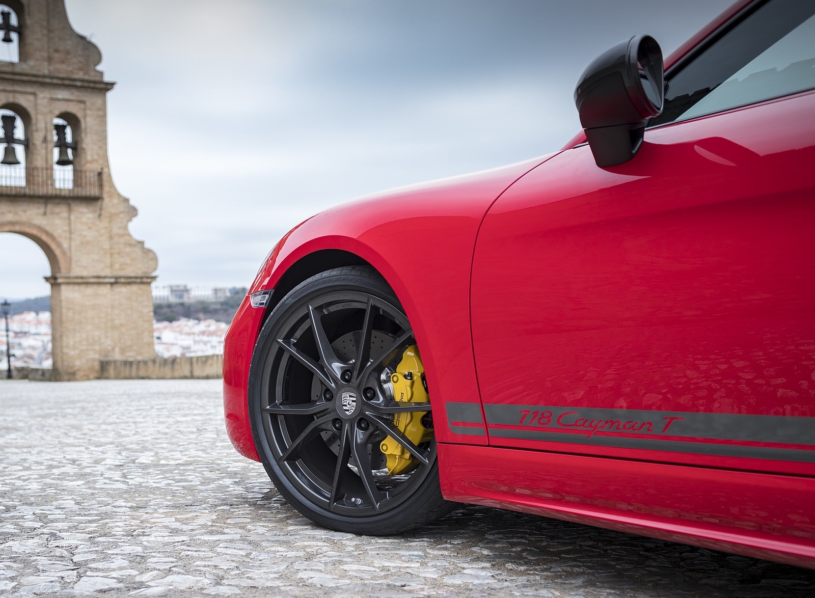 2019 Porsche 718 Cayman T (Color: Guards Red) Wheel Wallpapers #47 of 133