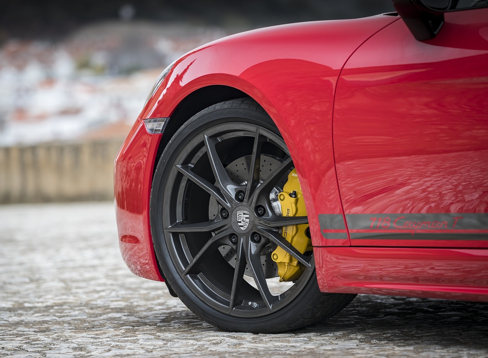 2019 Porsche 718 Cayman T (Color: Guards Red) Wheel Wallpapers #46 of 133