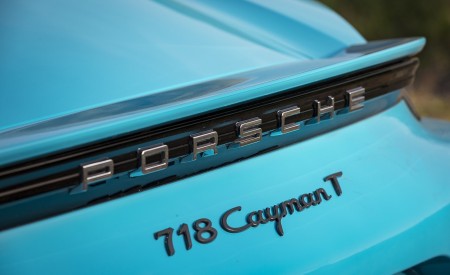 2019 Porsche 718 Cayman T (Color: Miami Blue) Badge Wallpapers 450x275 (91)