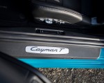 2019 Porsche 718 Cayman T (Color: Miami Blue) Door Sill Wallpapers 150x120