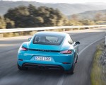 2019 Porsche 718 Cayman T (Color: Miami Blue) Rear Wallpapers 150x120