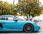 2019 Porsche 718 Cayman T (Color: Miami Blue) Side Wallpapers 150x120