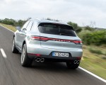 2019 Porsche Macan S (Color: Dolomite Silver Metallic) Rear Three-Quarter Wallpapers 150x120