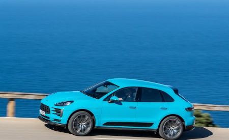2019 Porsche Macan S (Color: Miami Blue) Side Wallpapers 450x275 (31)