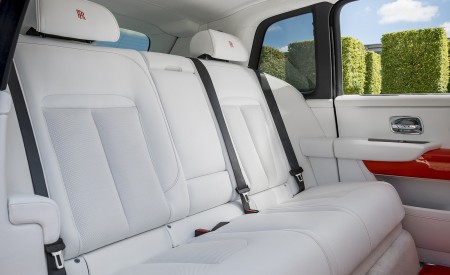 2019 Rolls-Royce Cullinan (Color: Fux Orange) Interior Rear Seats Wallpapers 450x275 (45)