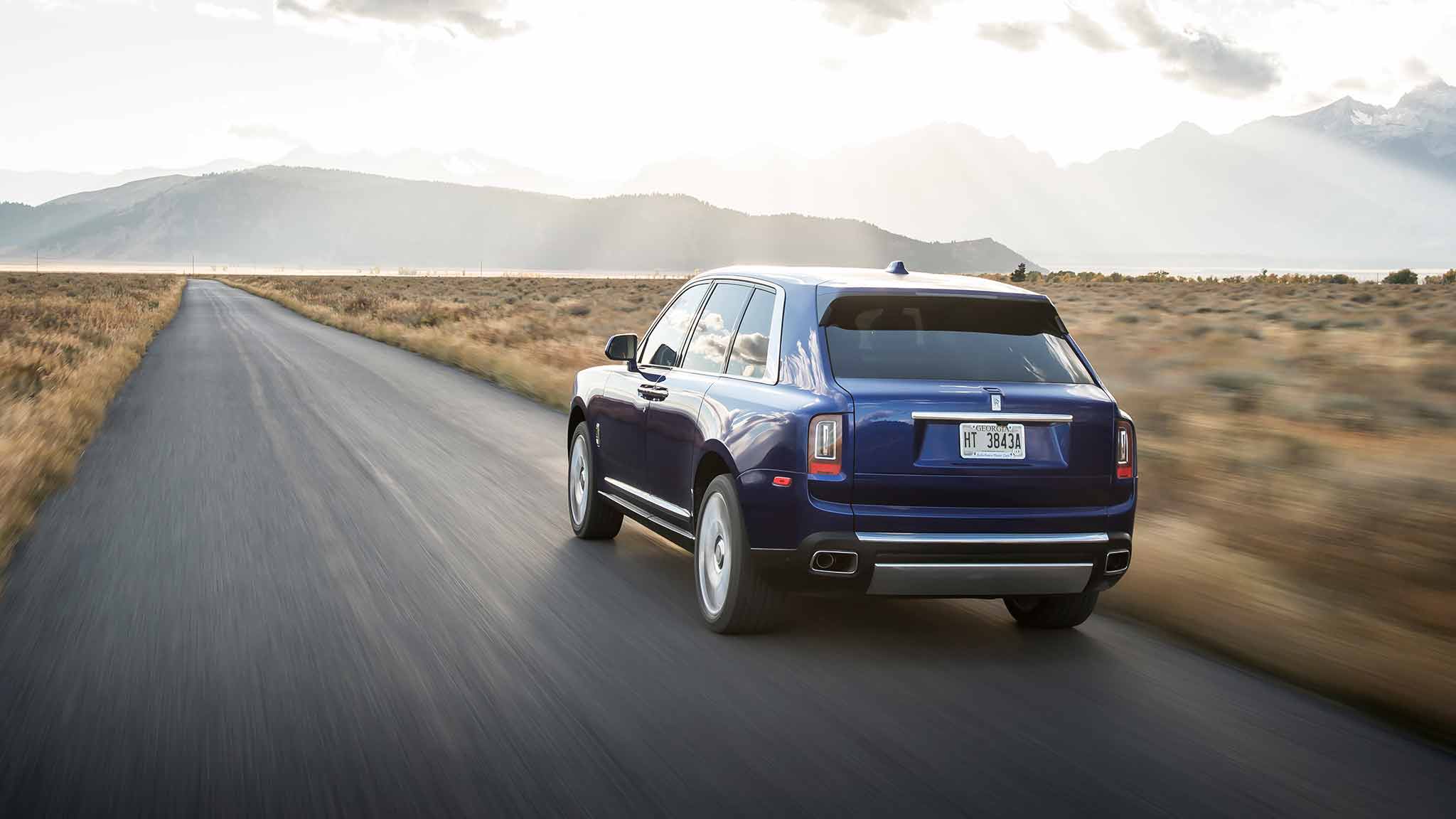 2019 Rolls-Royce Cullinan (Color: Salamanca Blue) Rear Three-Quarter Wallpapers (5)