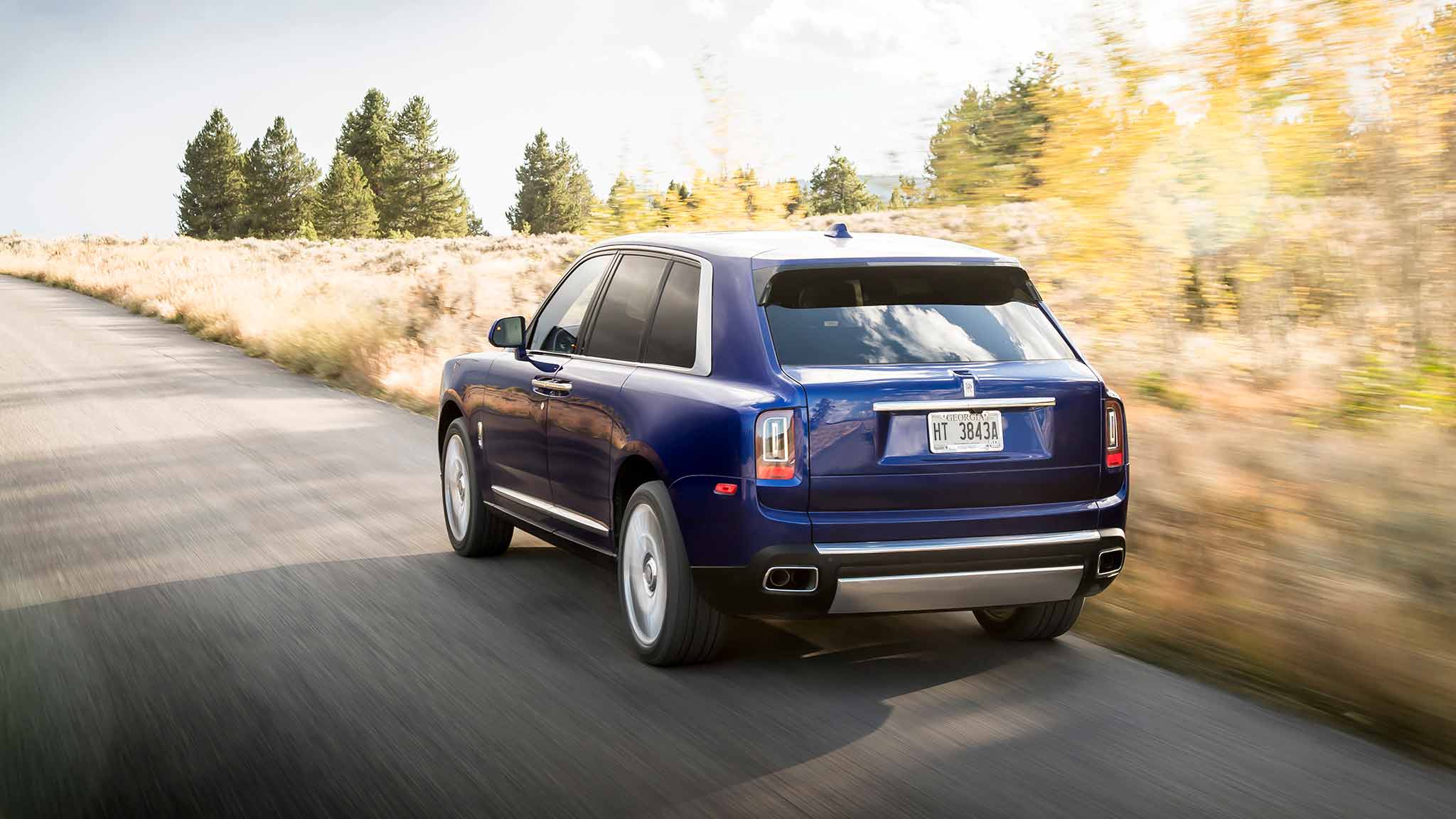 2019 Rolls-Royce Cullinan (Color: Salamanca Blue) Rear Wallpapers (6)