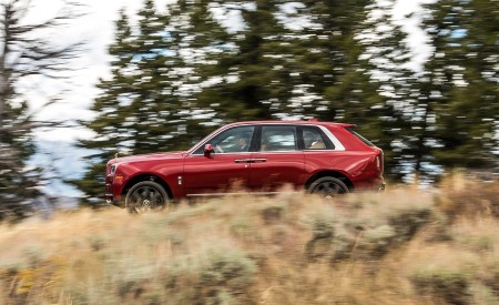 2019 Rolls-Royce Cullinan (Color: Scala Red) Side Wallpapers 450x275 (84)