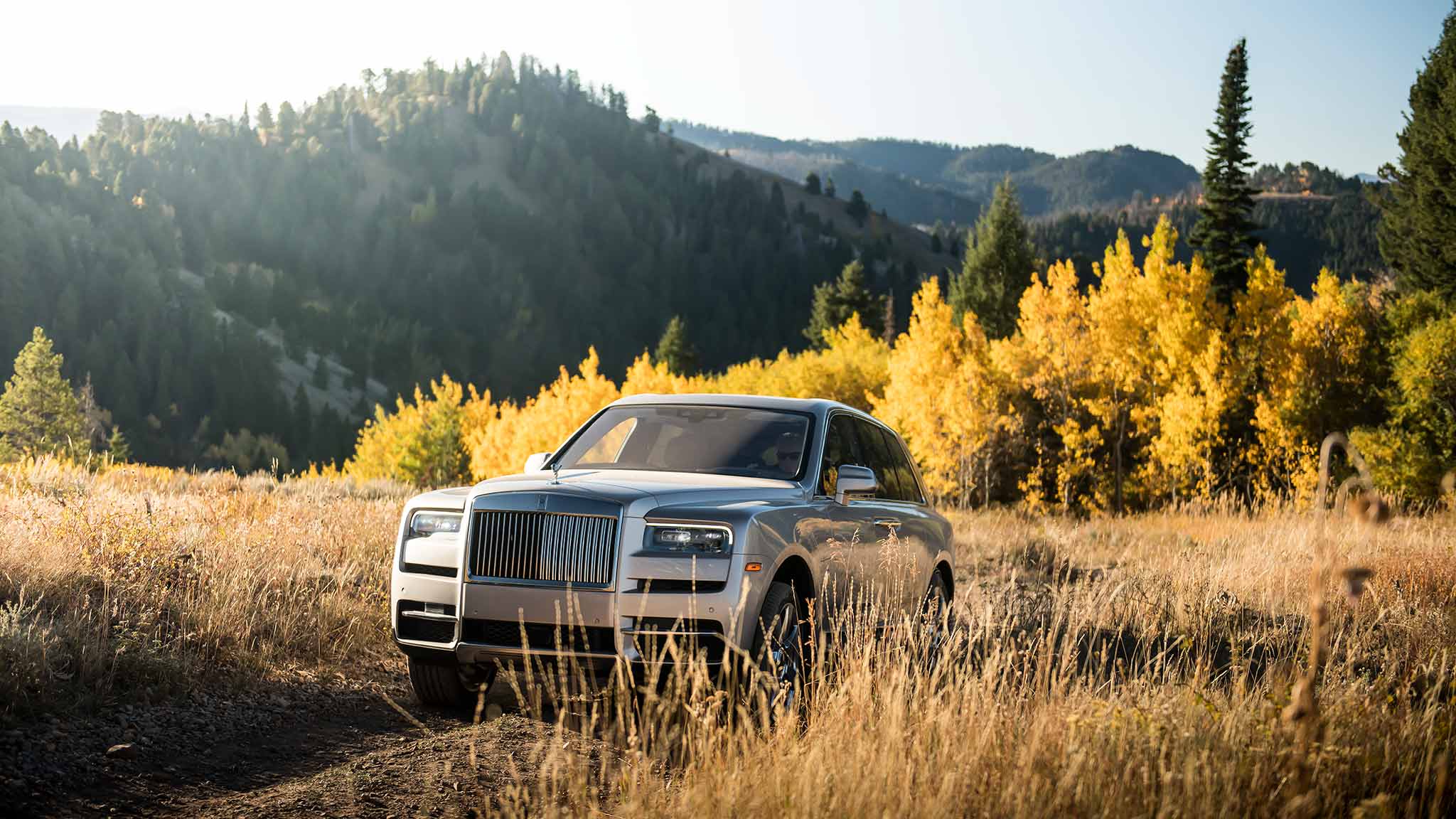 2019 Rolls-Royce Cullinan (Color: White Sands) Front Three-Quarter Wallpapers #57 of 122