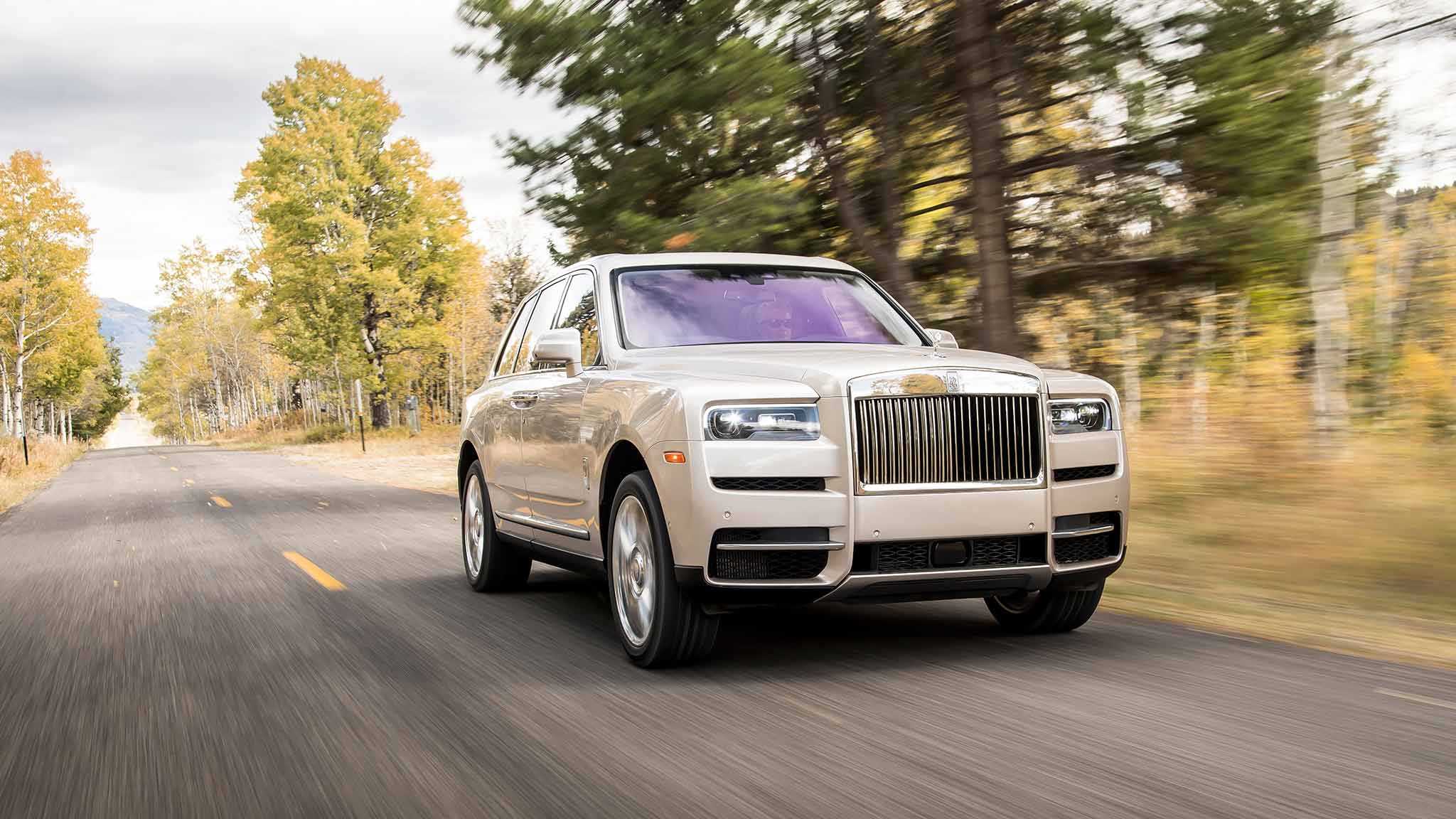 2019 Rolls-Royce Cullinan (Color: White Sands) Front Wallpapers #52 of 122