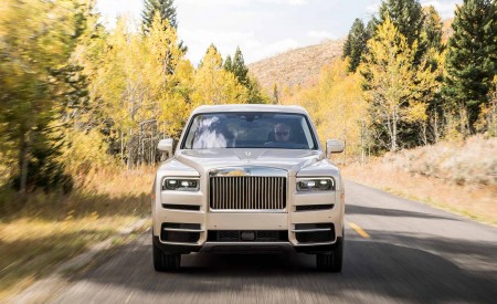 2019 Rolls-Royce Cullinan (Color: White Sands) Front Wallpapers 450x275 (53)