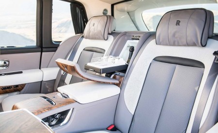 2019 Rolls-Royce Cullinan (Color: White Sands) Interior Seats Wallpapers 450x275 (79)