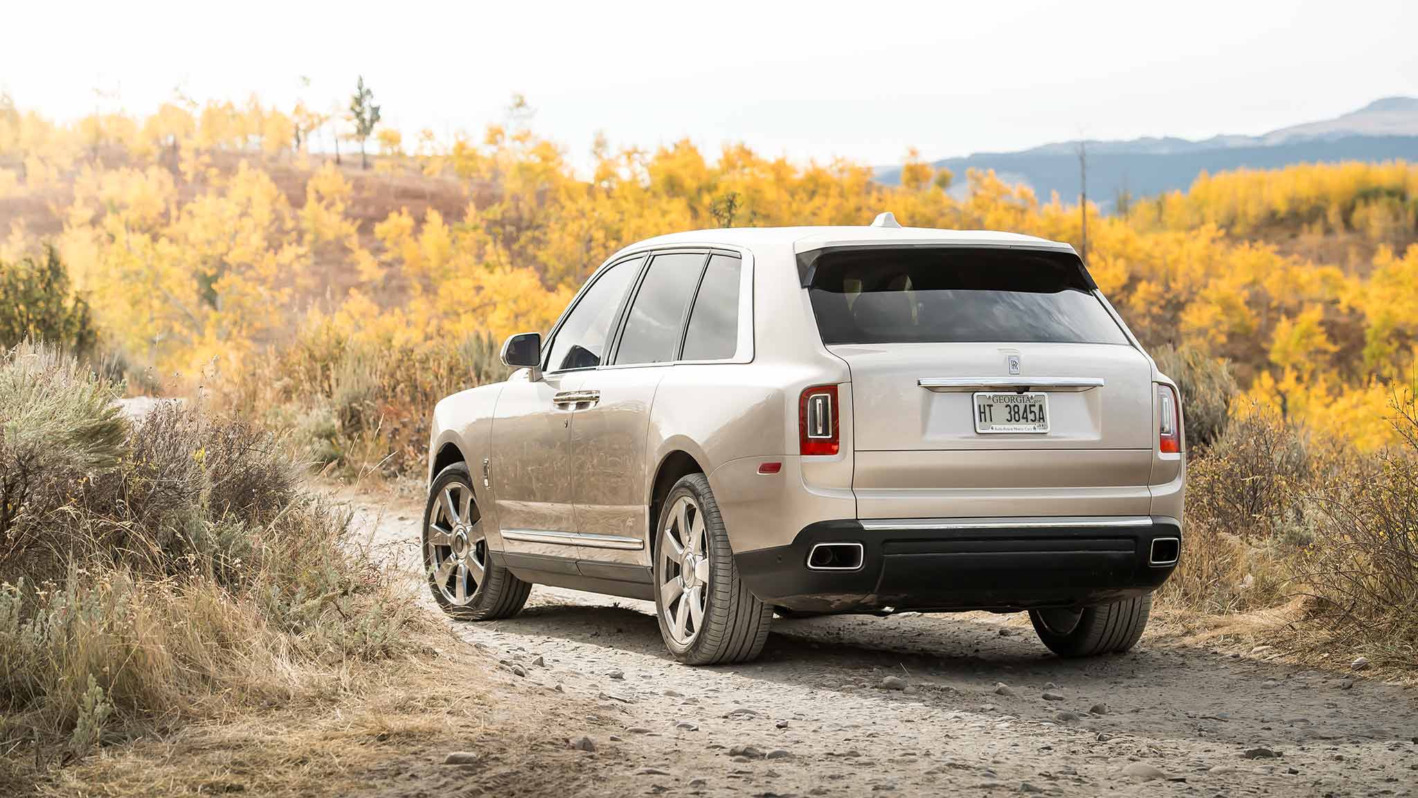 2019 Rolls-Royce Cullinan (Color: White Sands) Rear Wallpapers #65 of 122