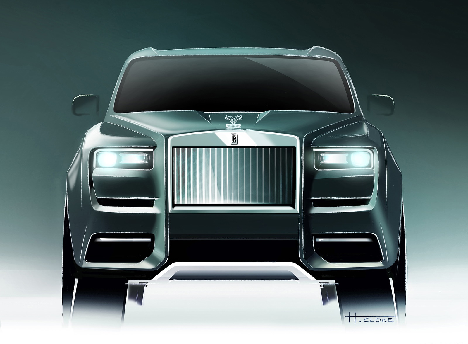 2019 Rolls-Royce Cullinan Design Sketch Wallpapers #117 of 122