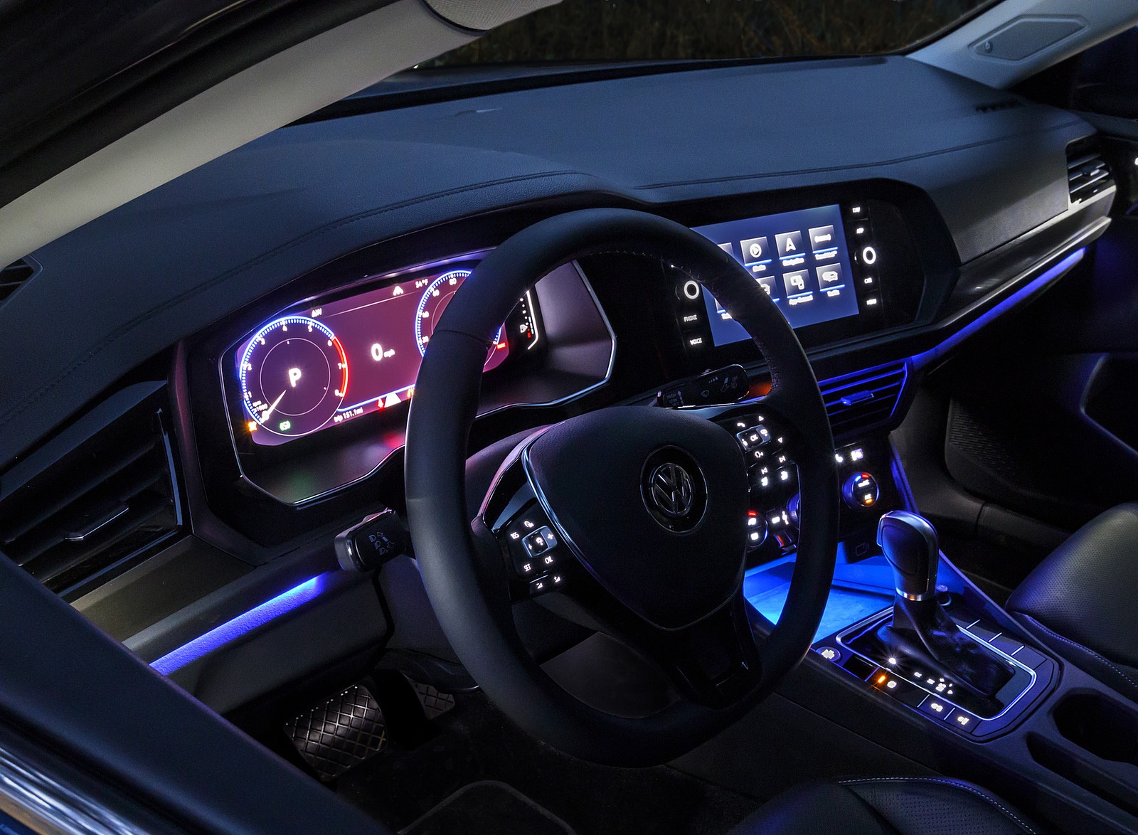 Volkswagen Polo 2020 салон подсветка
