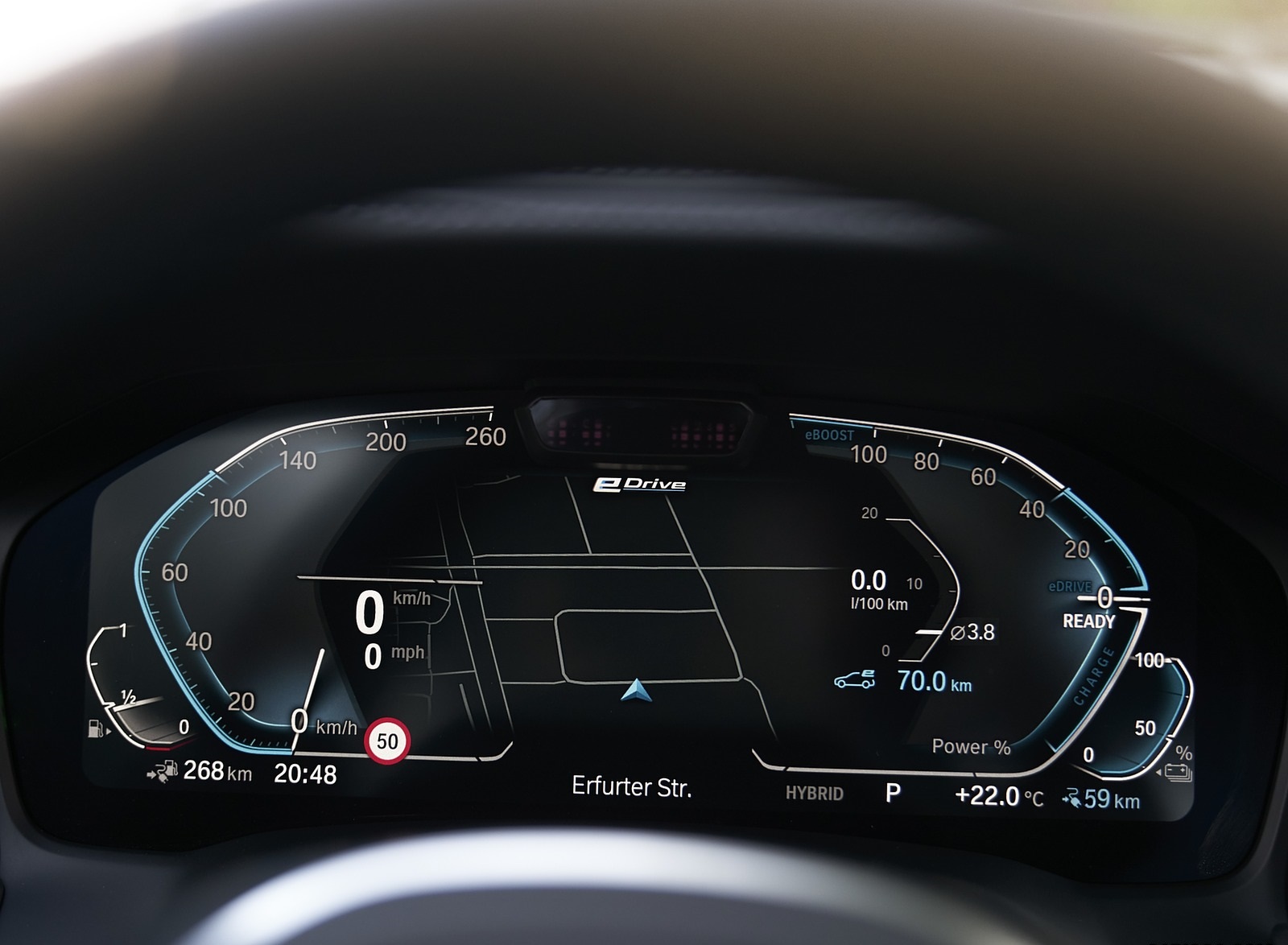 2020 BMW 330e Plug-in Hybrid Digital Instrument Cluster Wallpapers #83 of 96