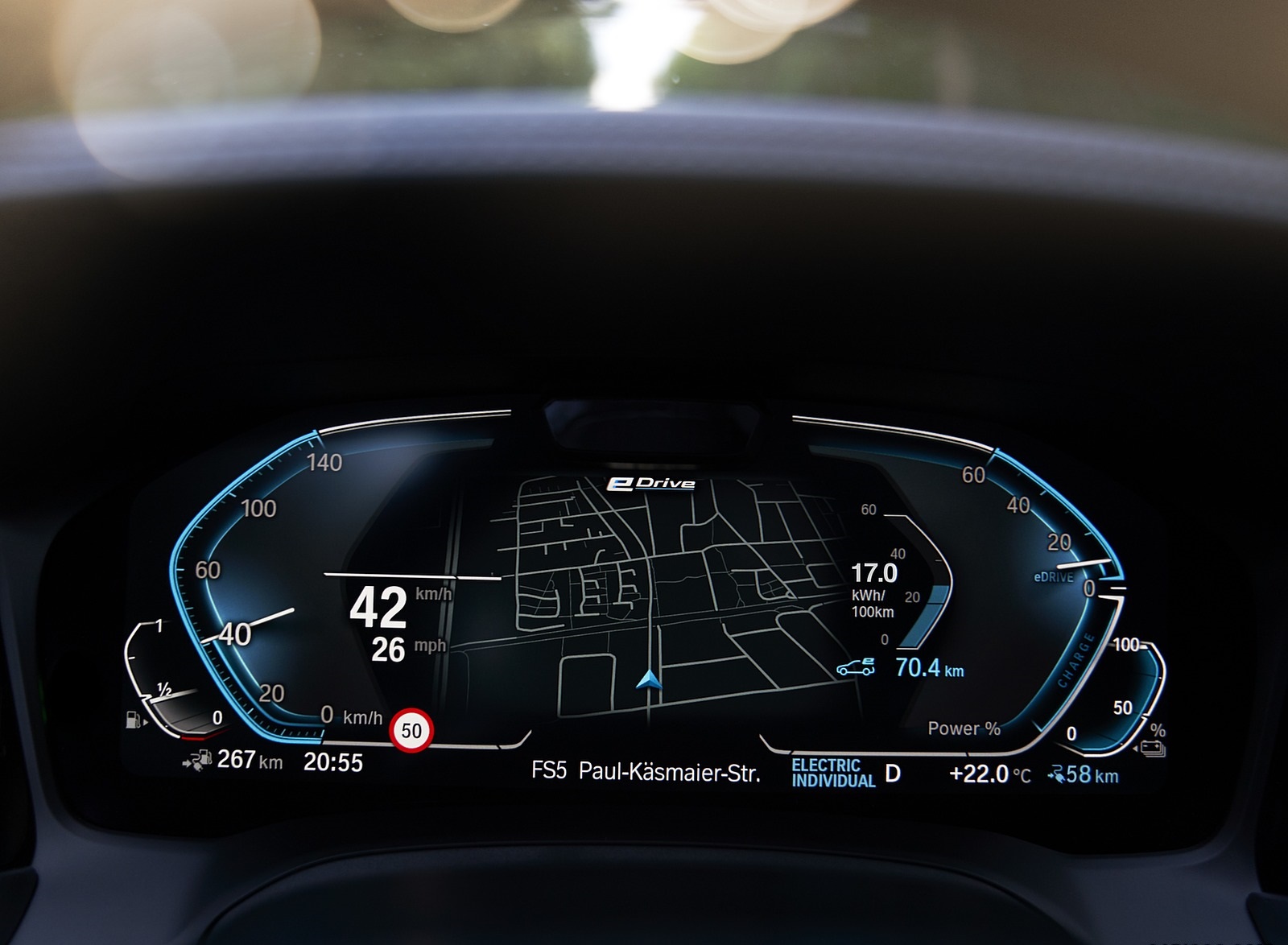 2020 BMW 330e Plug-in Hybrid Digital Instrument Cluster Wallpapers #81 of 96