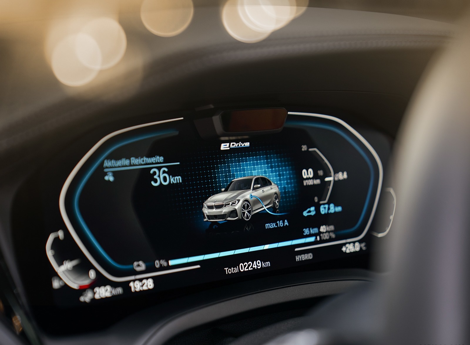 2020 BMW 330e Plug-in Hybrid Digital Instrument Cluster Wallpapers #80 of 96