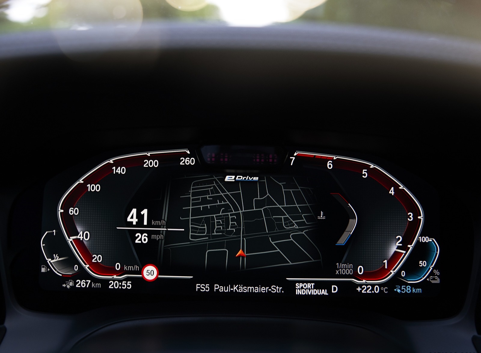 2020 BMW 330e Plug-in Hybrid Digital Instrument Cluster Wallpapers #79 of 96