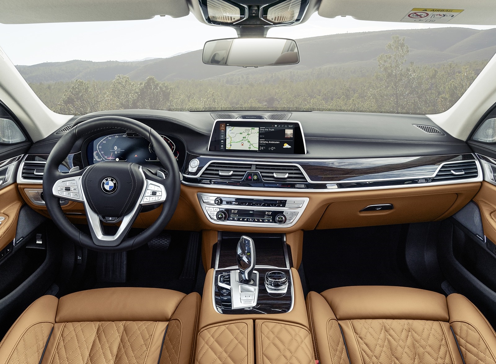 2020 BMW 7-Series 750Li Interior Cockpit Wallpapers #35 of 45