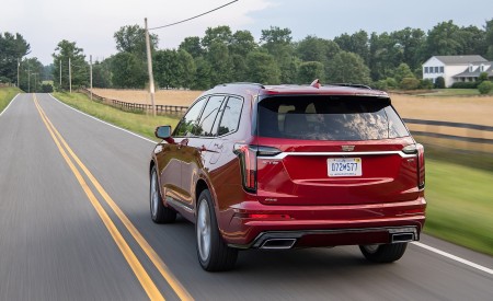 2020 Cadillac XT6 Sport Rear Three-Quarter Wallpapers 450x275 (2)