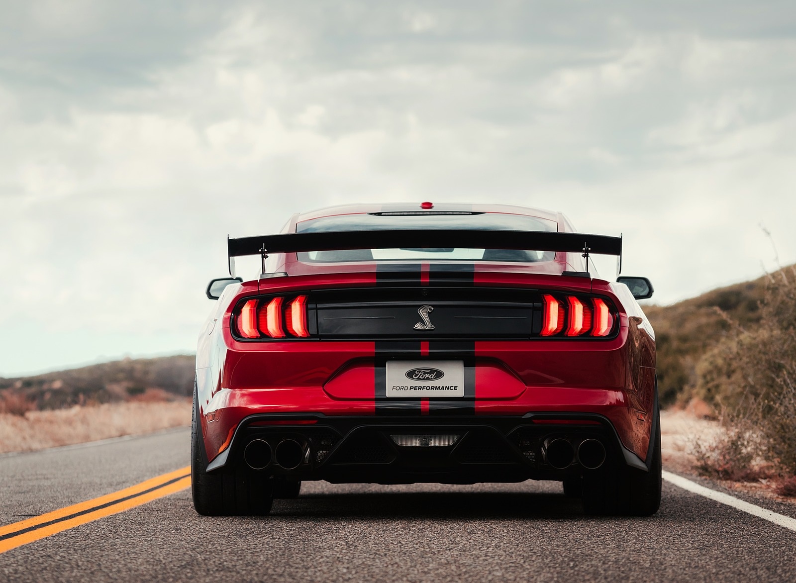 2020 Ford Mustang Shelby Gt500 Rear Wallpapers 29 Newcarcars