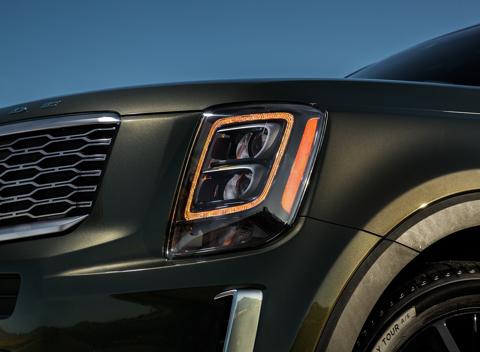 2020 Kia Telluride Headlight Wallpapers #7 of 19