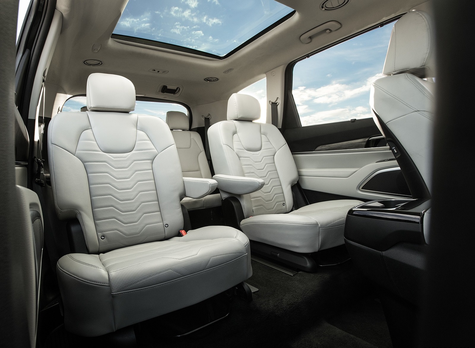 2020 Kia Telluride Interior Rear Seats Wallpapers #18 of 19