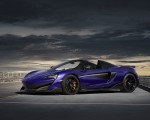 2020 McLaren 600LT Spider (Color: Lantana Purple) Front Three-Quarter Wallpapers 150x120