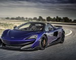 2020 McLaren 600LT Spider (Color: Lantana Purple) Front Three-Quarter Wallpapers 150x120 (12)