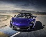 2020 McLaren 600LT Spider (Color: Lantana Purple) Front Wallpapers 150x120 (1)