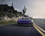 2020 McLaren 600LT Spider (Color: Lantana Purple) Front Wallpapers 150x120