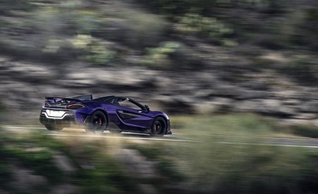 2020 McLaren 600LT Spider (Color: Lantana Purple) Rear Three-Quarter Wallpapers 450x275 (14)