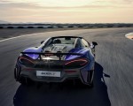 2020 McLaren 600LT Spider (Color: Lantana Purple) Rear Wallpapers 150x120