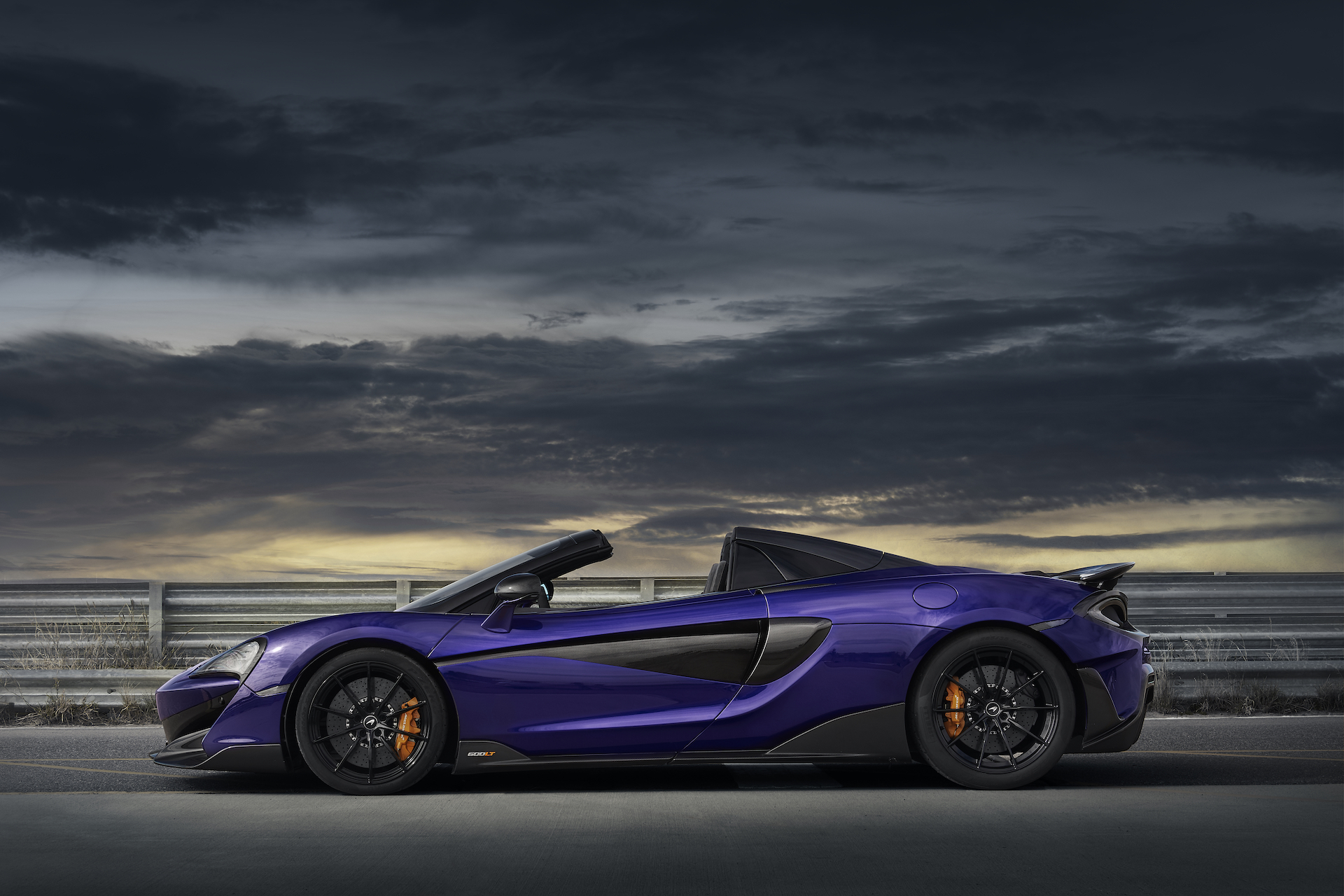2020 McLaren 600LT Spider (Color: Lantana Purple) Side Wallpapers #22 of 99